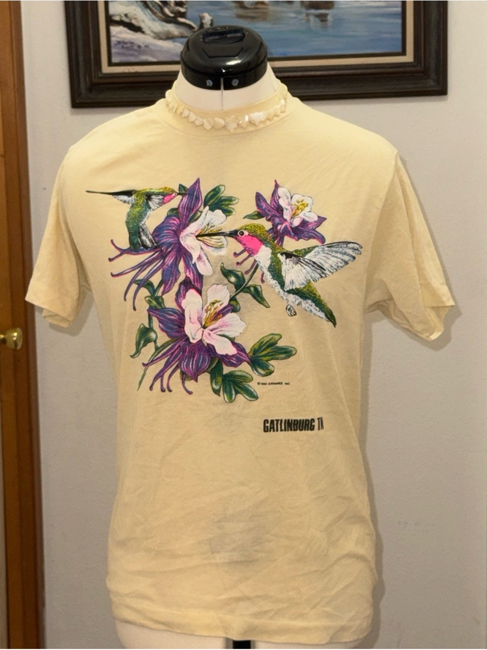 Gatlinburg Cream Hummingbird Graphic women’s T-Shirt